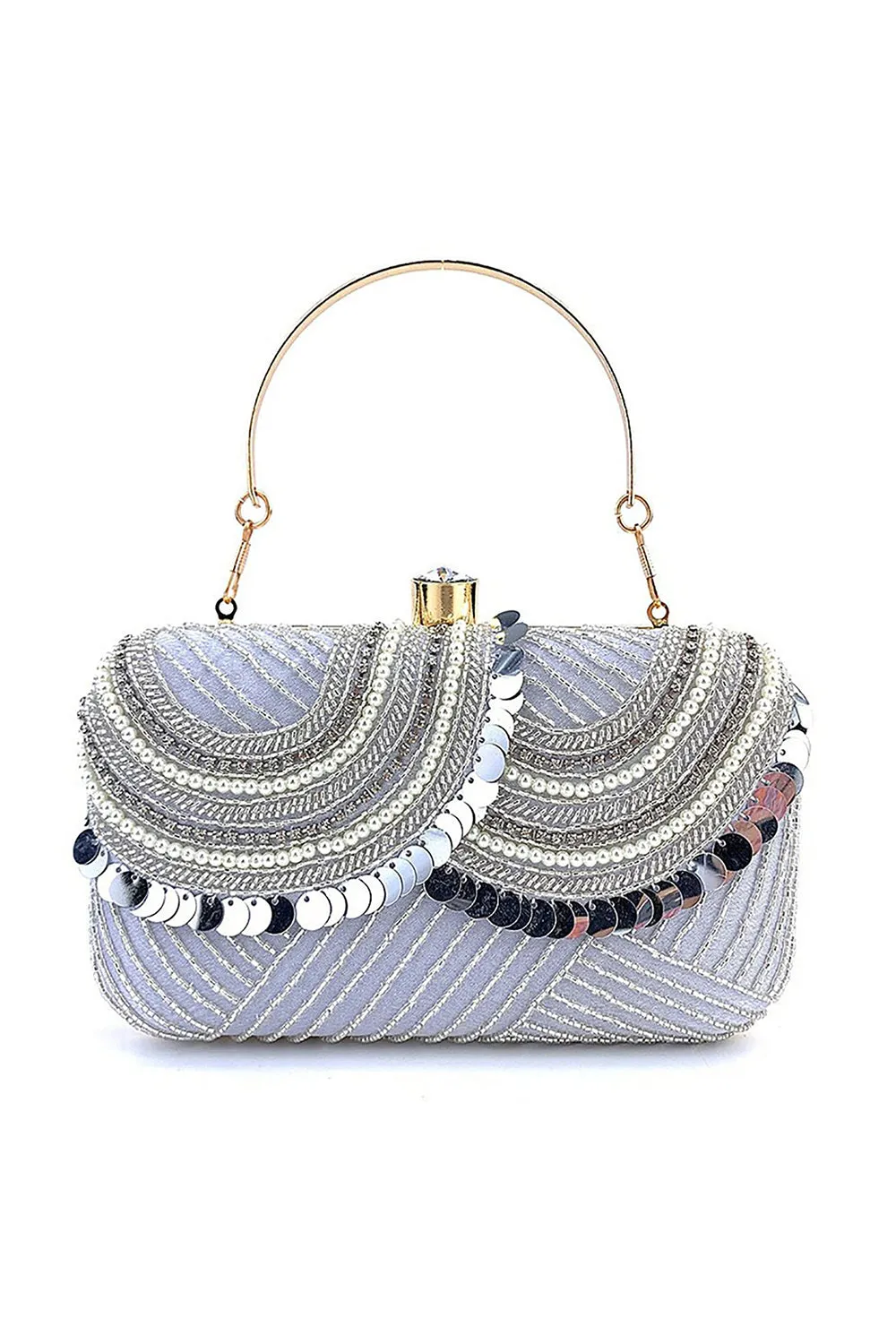 Roycebridal Sequins Square Party Handbag