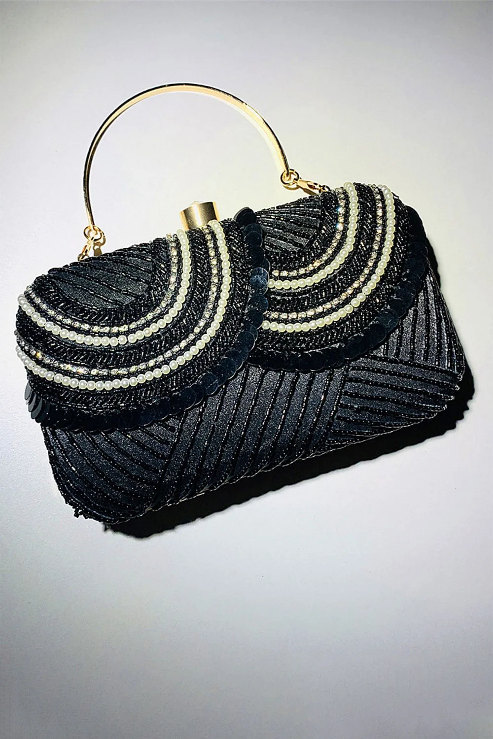 Roycebridal Sequins Square Party Handbag