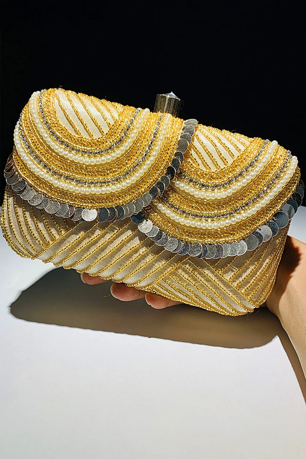 Roycebridal Sequins Square Party Handbag