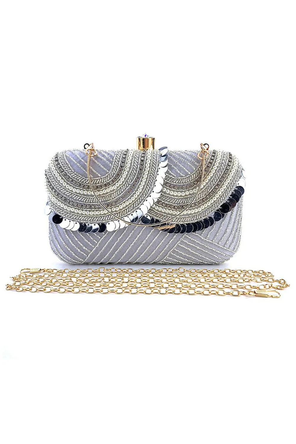 Roycebridal Sequins Square Party Handbag