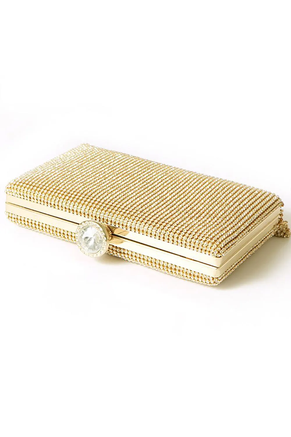 Roycebridal Tassels Golden Exquisite Square Party Handbag