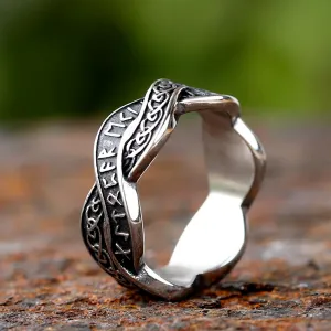 Runic Guardian Steel Ring