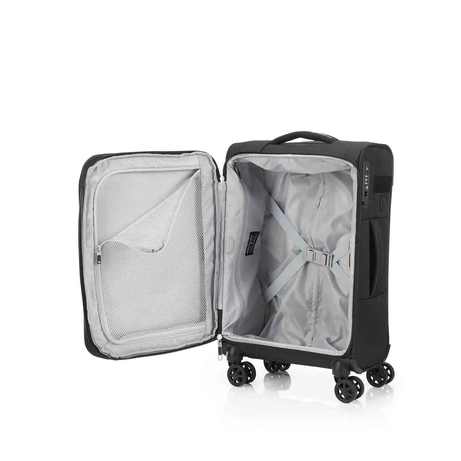Samsonite City Rhythm 55cm Carry-On Suitcase Black