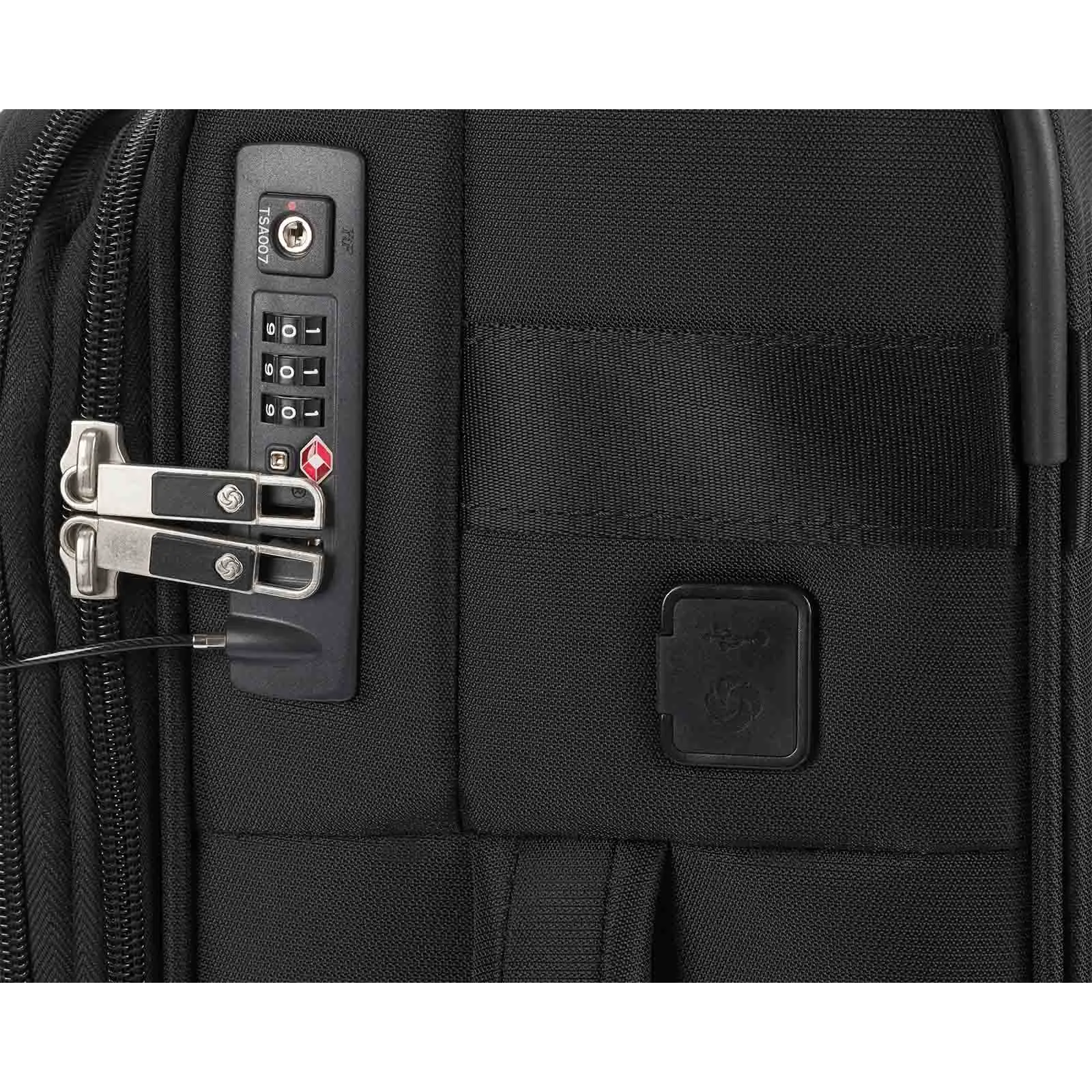 Samsonite City Rhythm 55cm Carry-On Suitcase Black