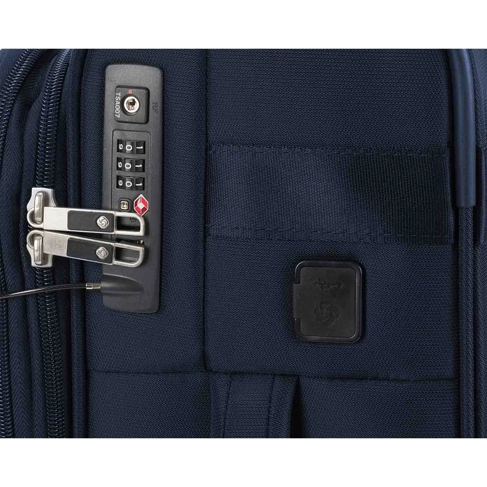 Samsonite City Rhythm 55cm Carry-On Suitcase Navy