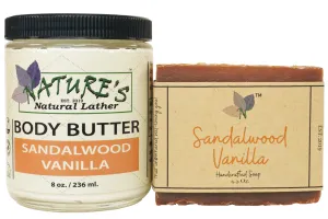 Sandalwood Vanilla Bath Care Bundle
