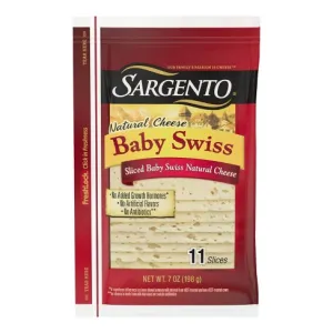 Sargento Deli Style Natural Baby Swiss 7oz