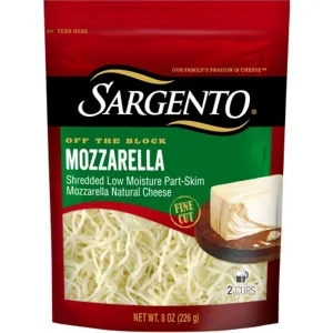 Sargento Fancy Mozzarella P/Skim 226g