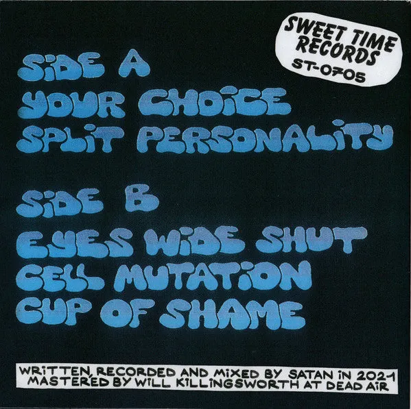 Satanic Togas – Your Choice [ORANGE VINYL] – New 7"