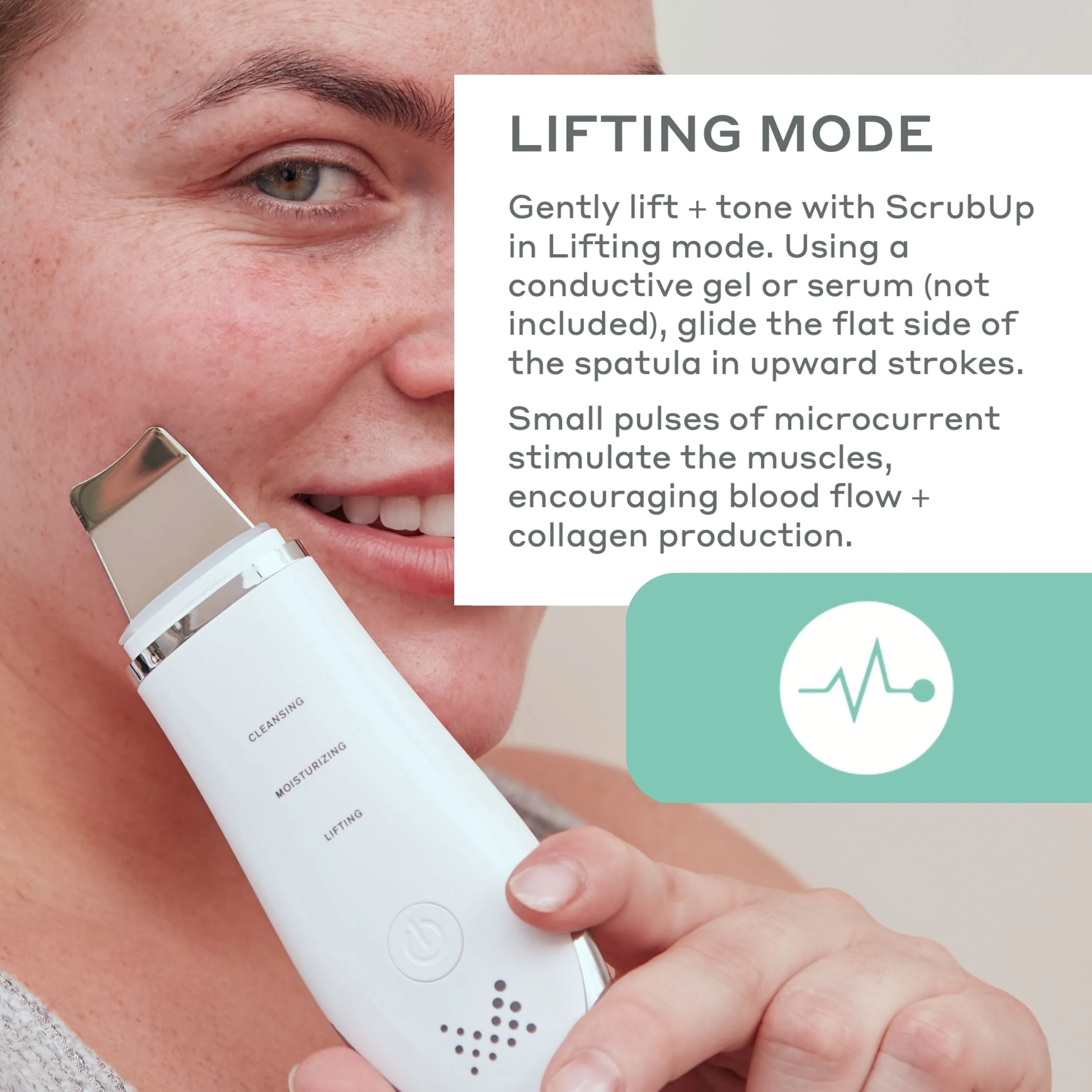 Scrub Up® 3-in-1 Ultrasonic Pore Scrubber   Infuser