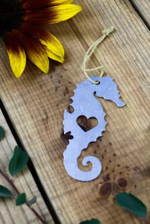 Seahorse Metal Ornament