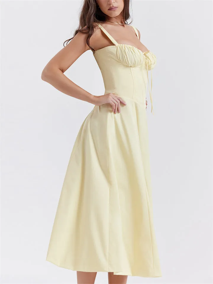Sexy French Style Bustier Dress for Women