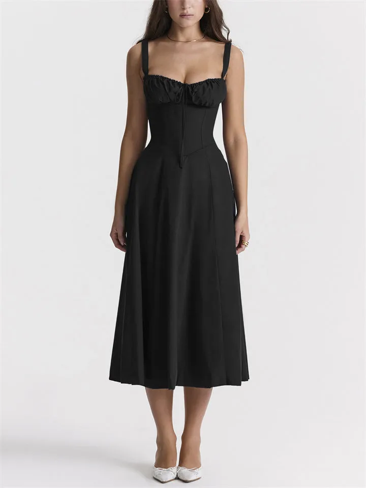 Sexy French Style Bustier Dress for Women