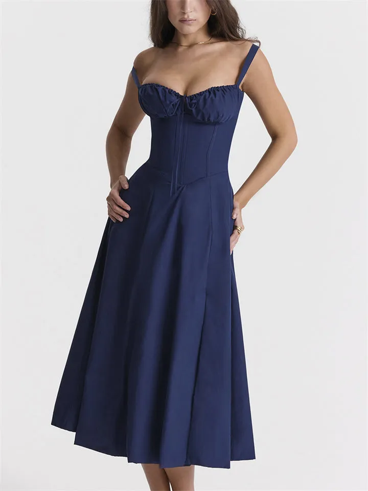 Sexy French Style Bustier Dress for Women