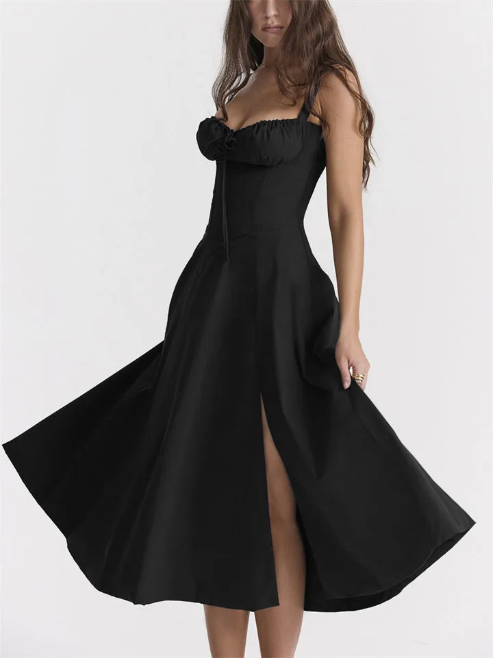 Sexy French Style Bustier Dress for Women