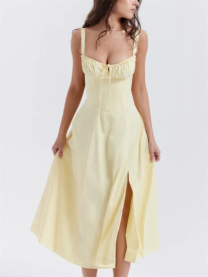 Sexy French Style Bustier Dress for Women