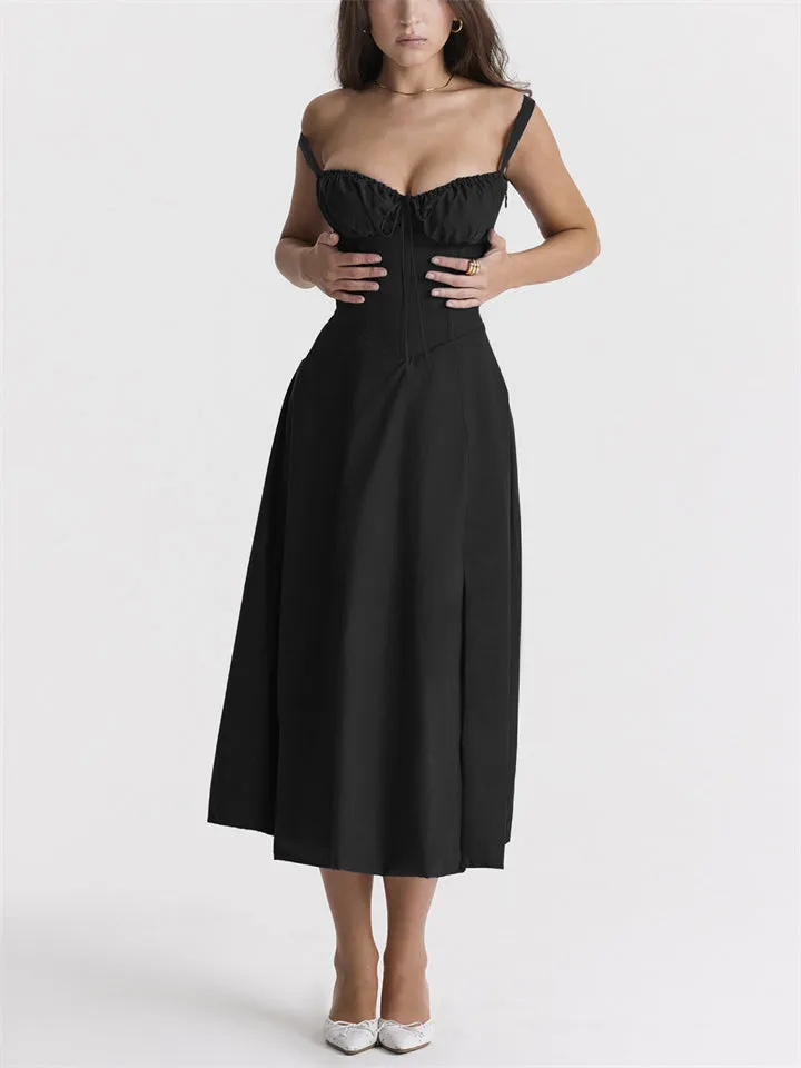Sexy French Style Bustier Dress for Women