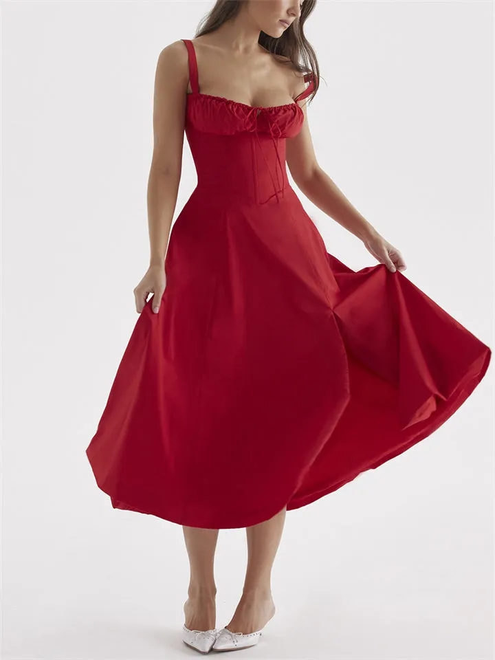 Sexy French Style Bustier Dress for Women