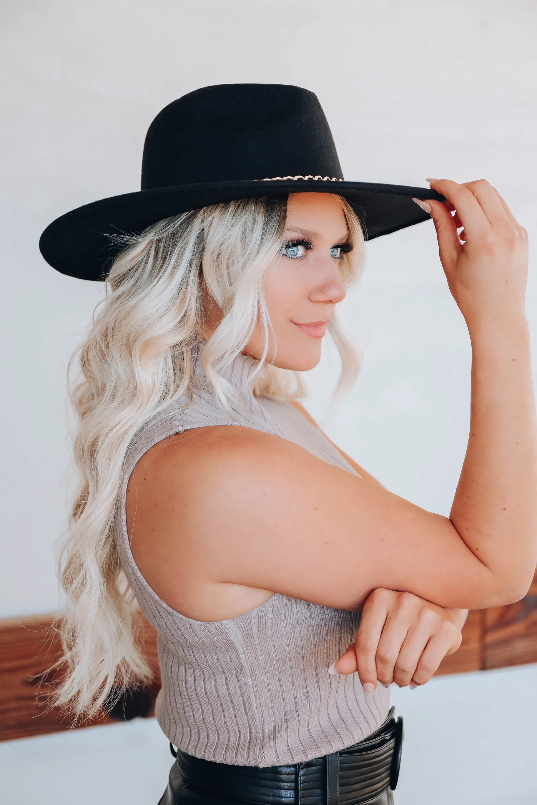 Sierra Fedora Hat - Black