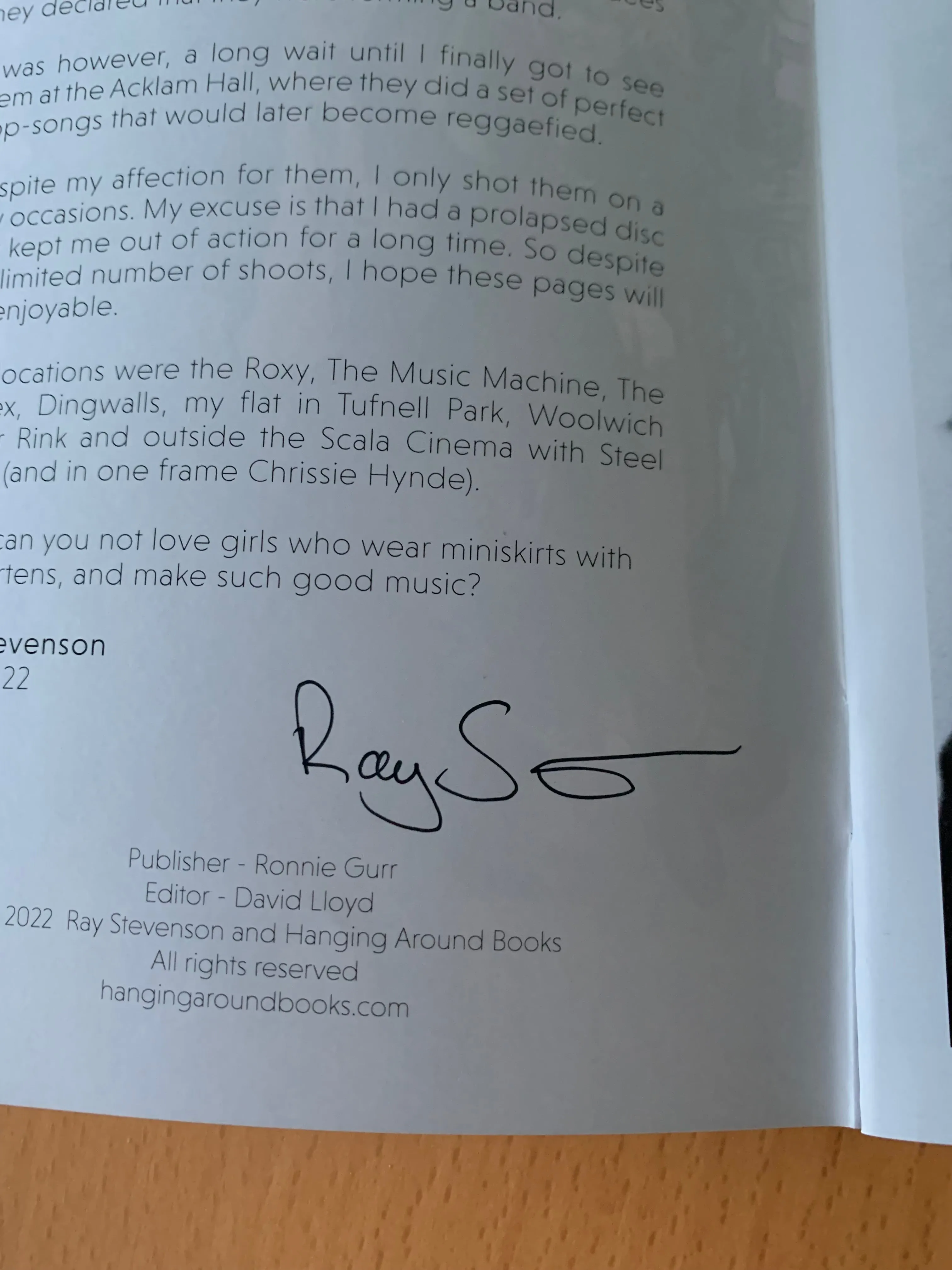 SIGNED COPIES - SO TOUGH : THE SLITS