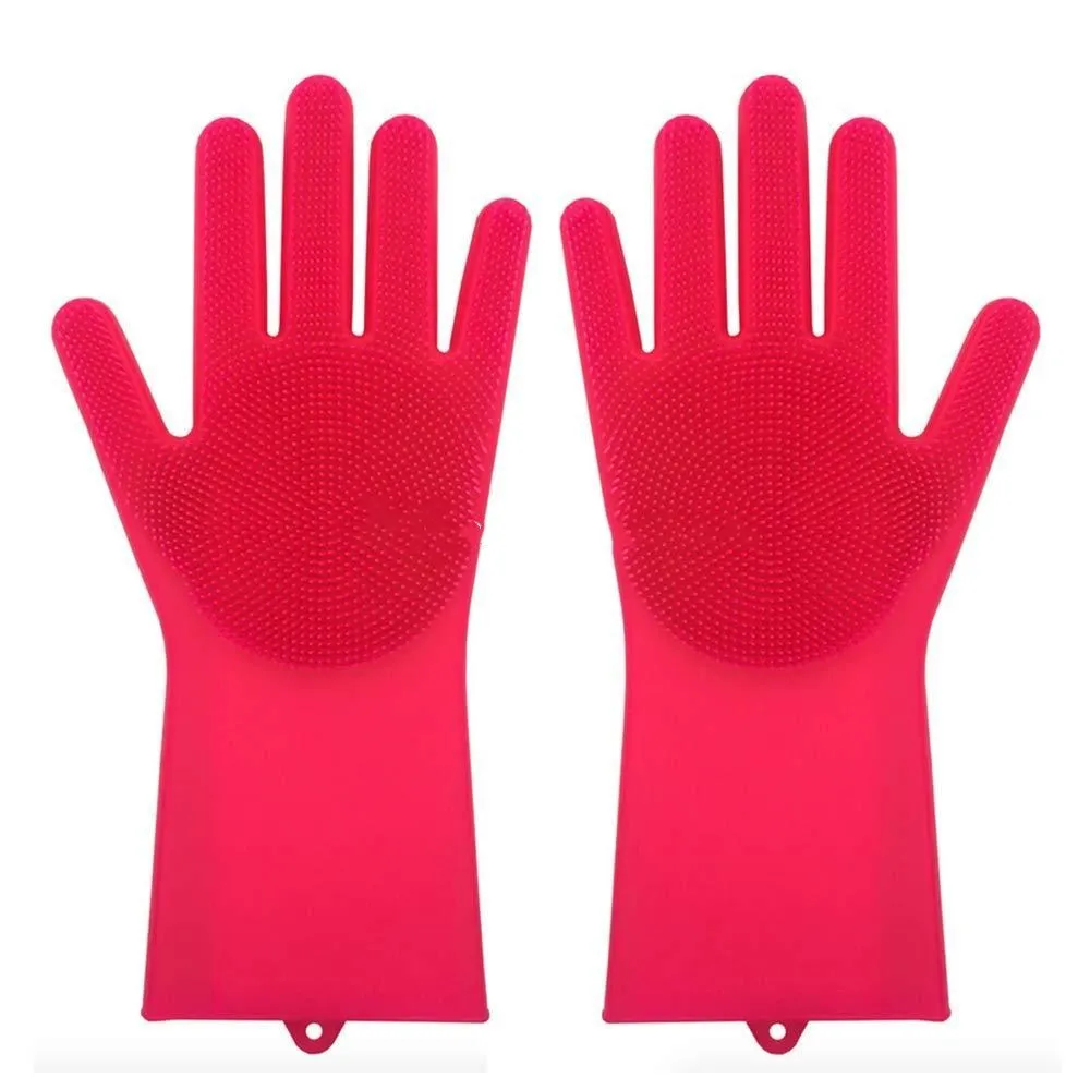 Silicone Scrubber Gloves