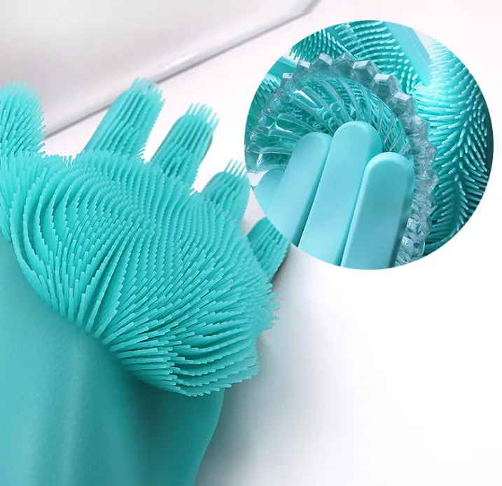 Silicone Scrubber Gloves
