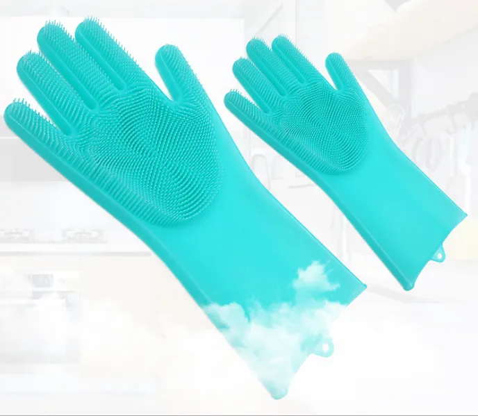 Silicone Scrubber Gloves