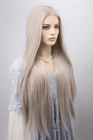 Silver Straight Lace Front Synthetic Wig Alia