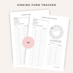 Sinking Funds Tracker