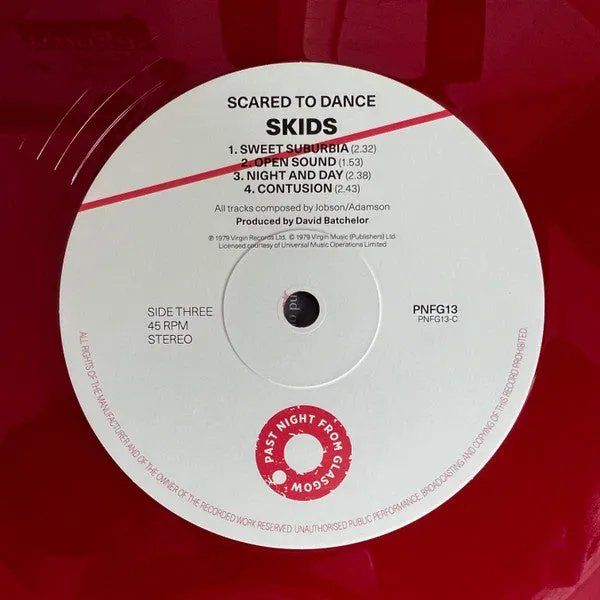 Skids - Scared to Dance [2xLP RED VINYL IMPORT] - New LP