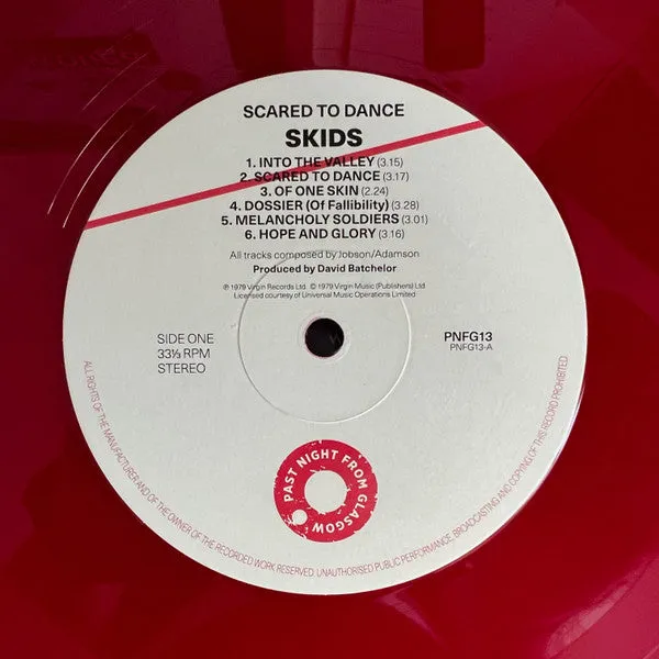 Skids - Scared to Dance [2xLP RED VINYL IMPORT] - New LP
