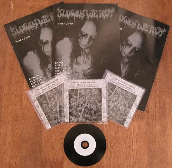 SLOWLY WE ROT Zine #04   CD