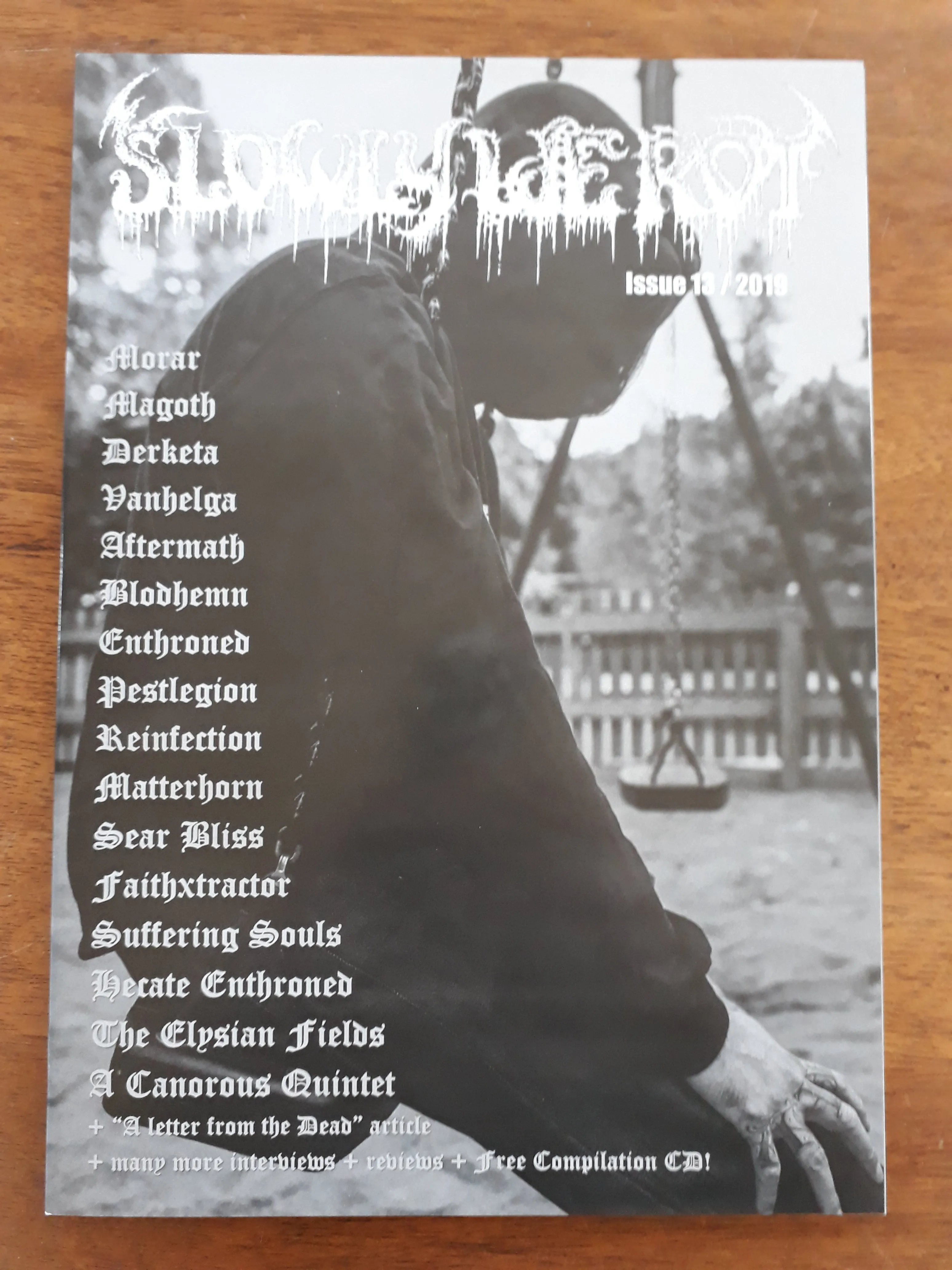 SLOWLY WE ROT Zine #13   CD