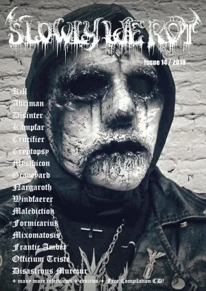 SLOWLY WE ROT Zine #14   CD