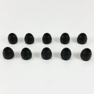 Small black replacement Silicone Ear tips/cushions (5 pairs) for Sennheiser CXC700