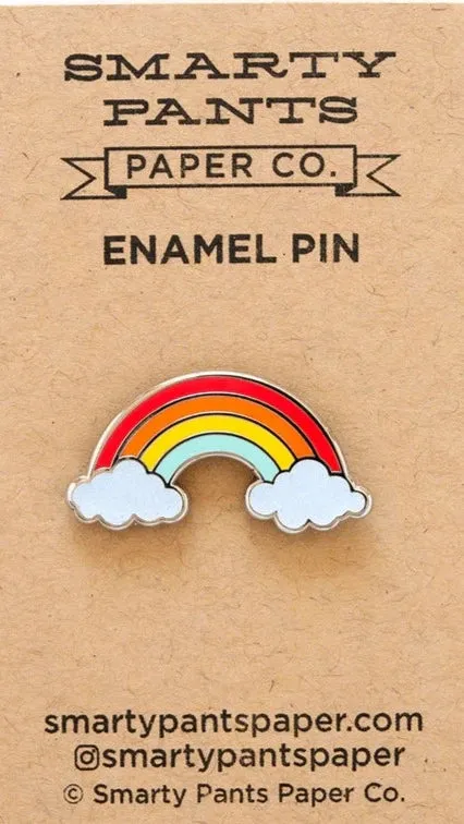 Smarty Pants Paper Co Pin - Rainbow -