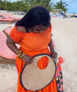 SOLO Halo Jute Straw Bag