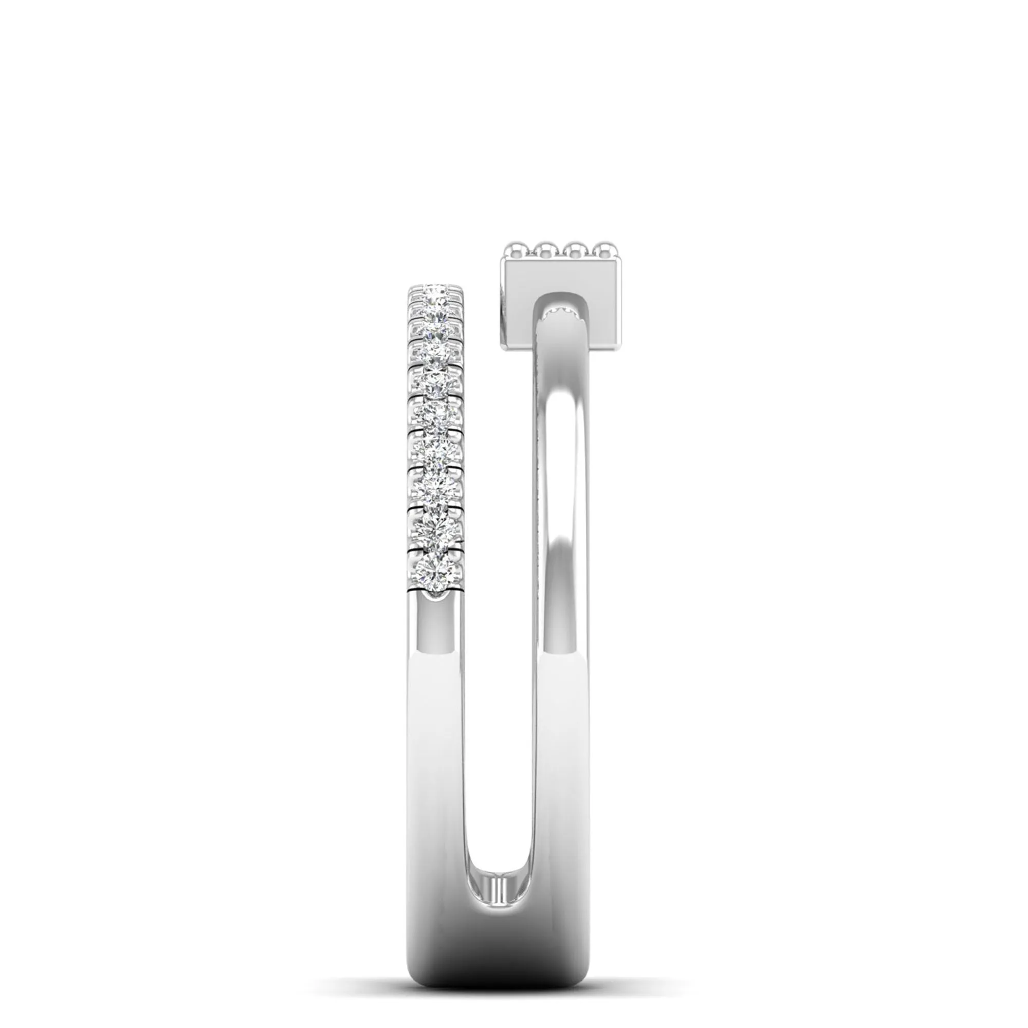 Stacked Baguette Diamond Band