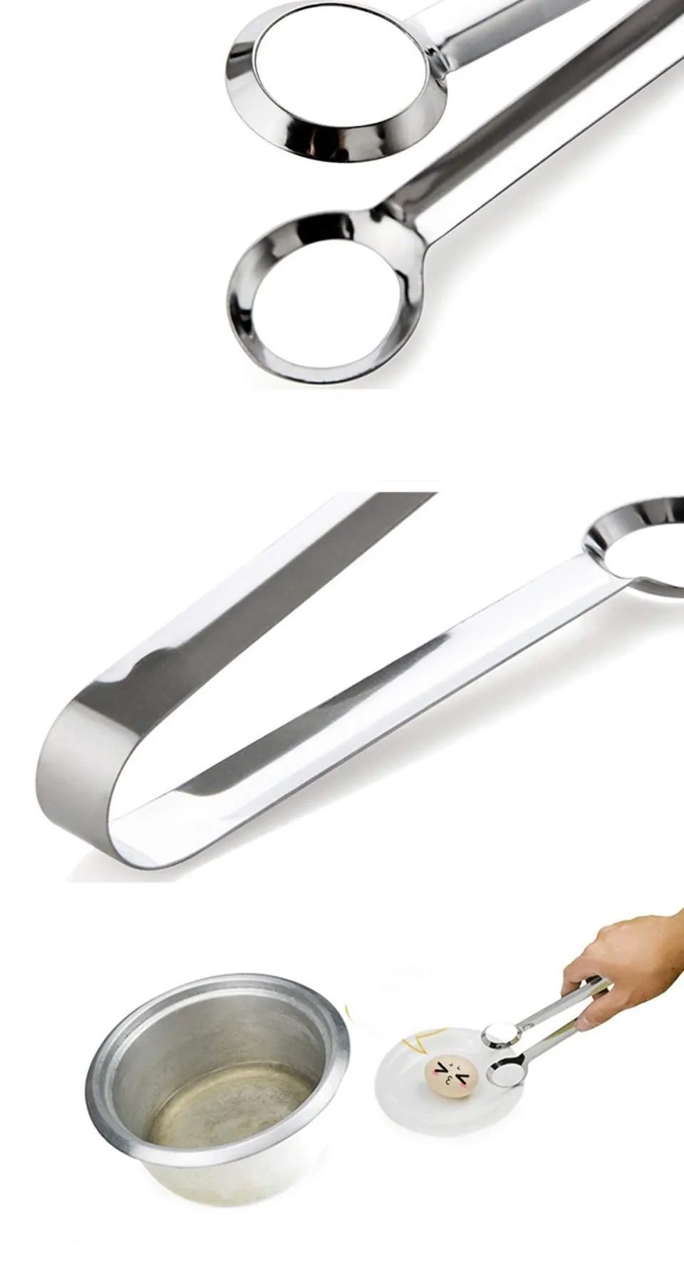 Stainless Steel Egg Tong