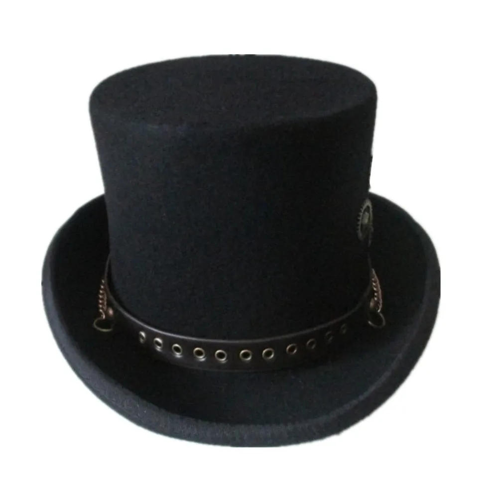 Steampunk  Fedora Top Hat