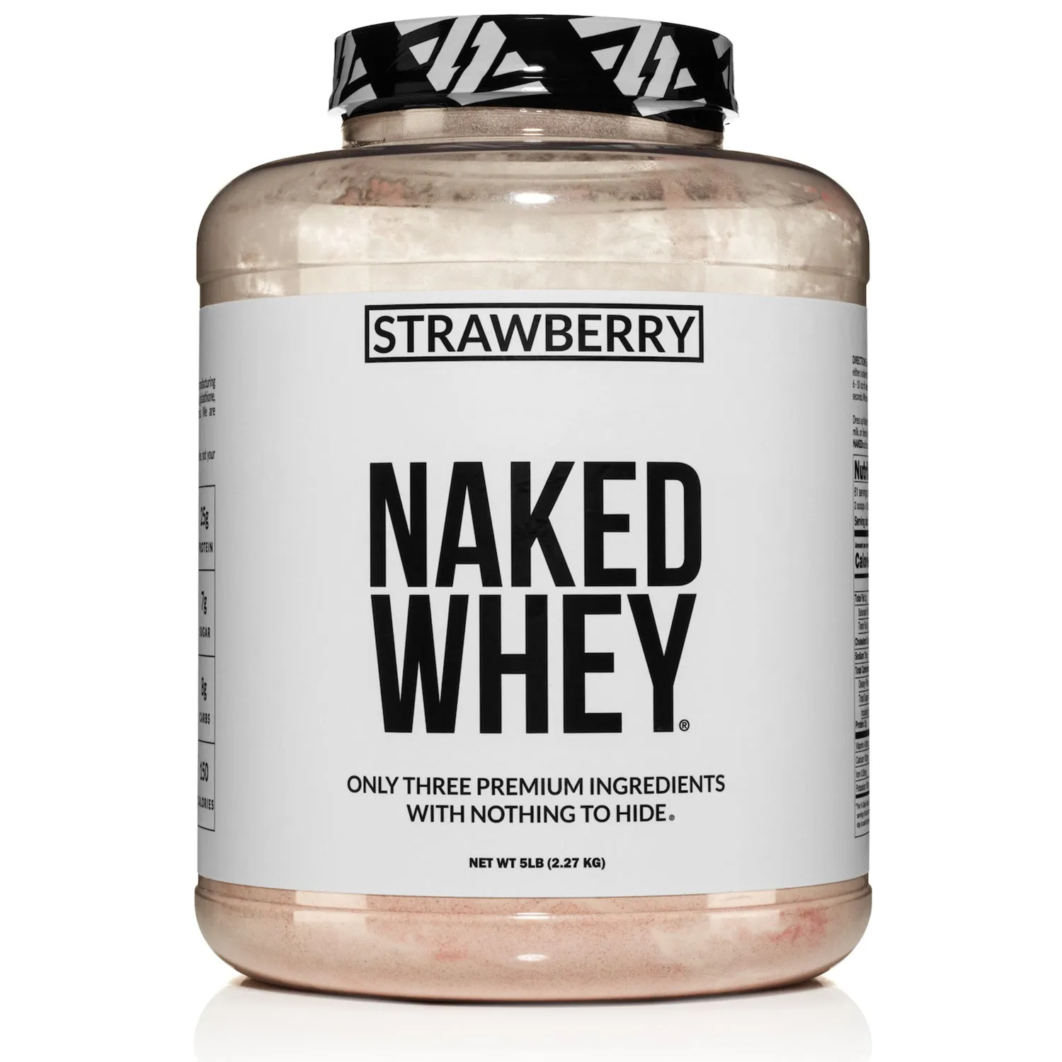 Strawberry Whey Protein Powder | Naked Strawberry Whey - 5LB