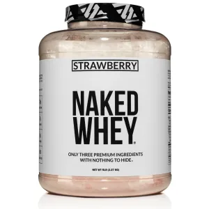 Strawberry Whey Protein Powder | Naked Strawberry Whey - 5LB