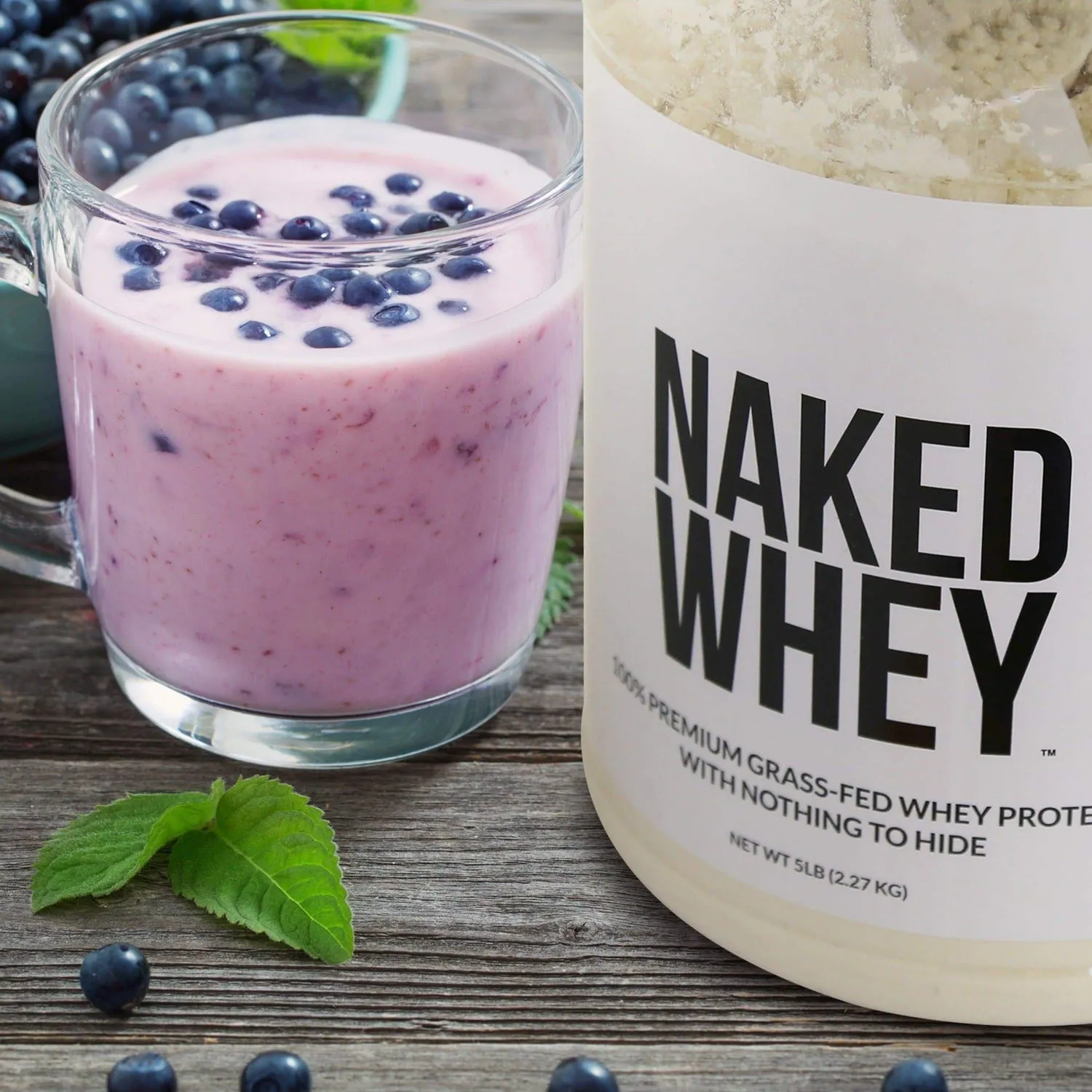 Strawberry Whey Protein Powder | Naked Strawberry Whey - 5LB