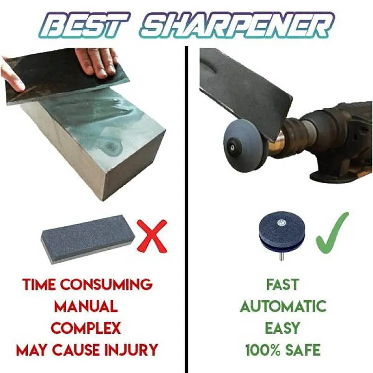 Summer Hot Sale 40% OFF - Lawn Mower Blade Sharpener (Double Layer) 2021