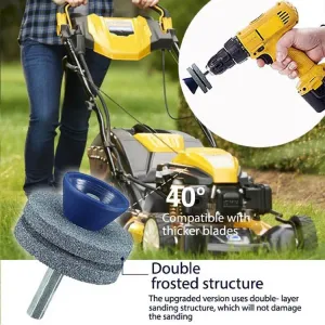 Summer Hot Sale 40% OFF - Lawn Mower Blade Sharpener (Double Layer) 2021