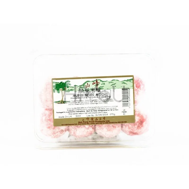 Sun Fung Mung Bean Mochi 270g ~ 山峰绿豆米糍 270g