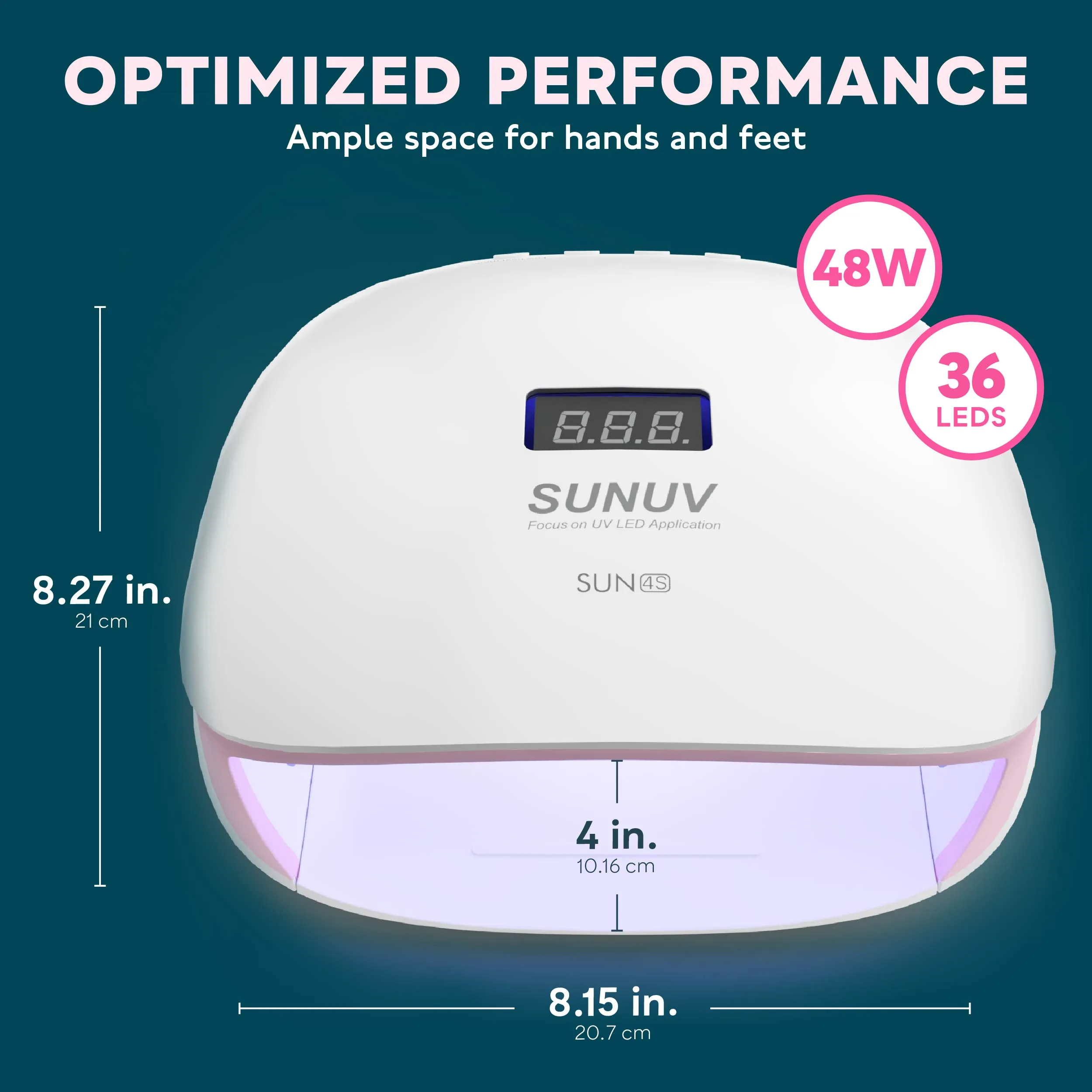 SUN4S UV LED Nail Lamp Pink
