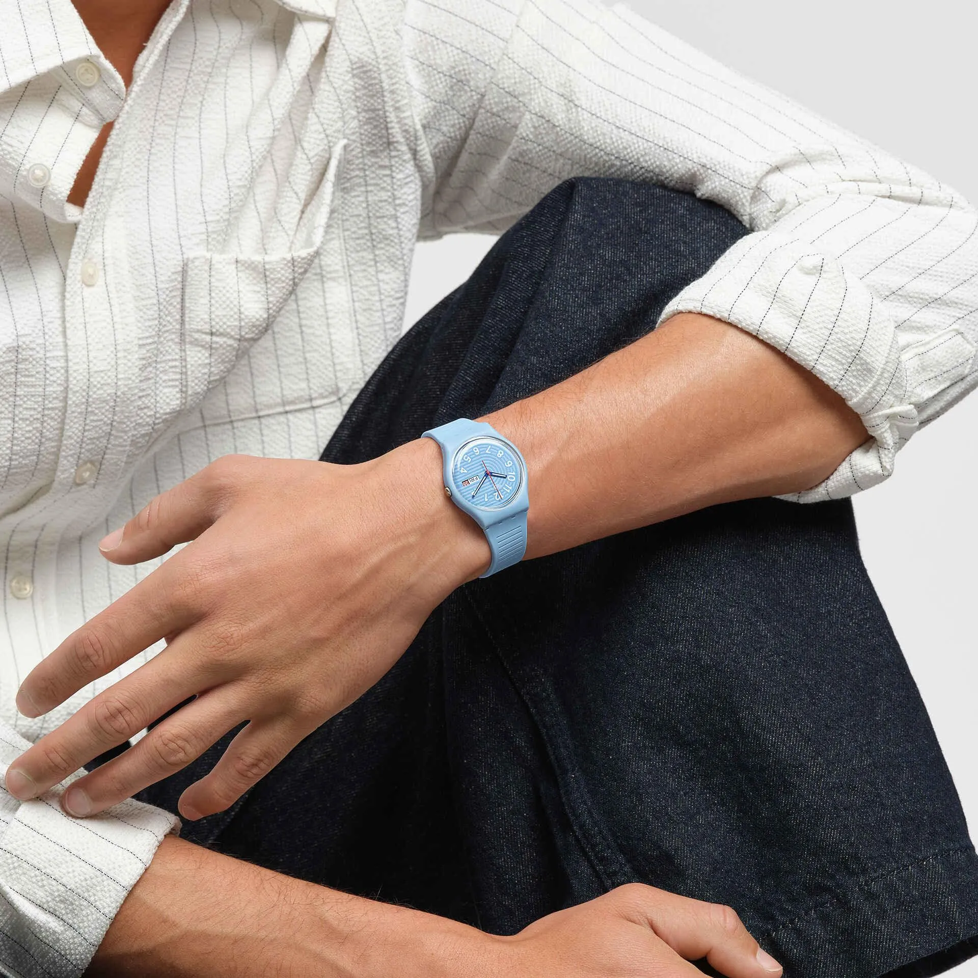 Swatch Trendy Lines watch in the sky originals gent 34mmm S28S704