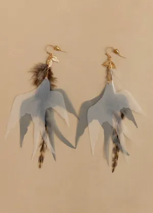 Take Flight Earrings in Whisper Blue