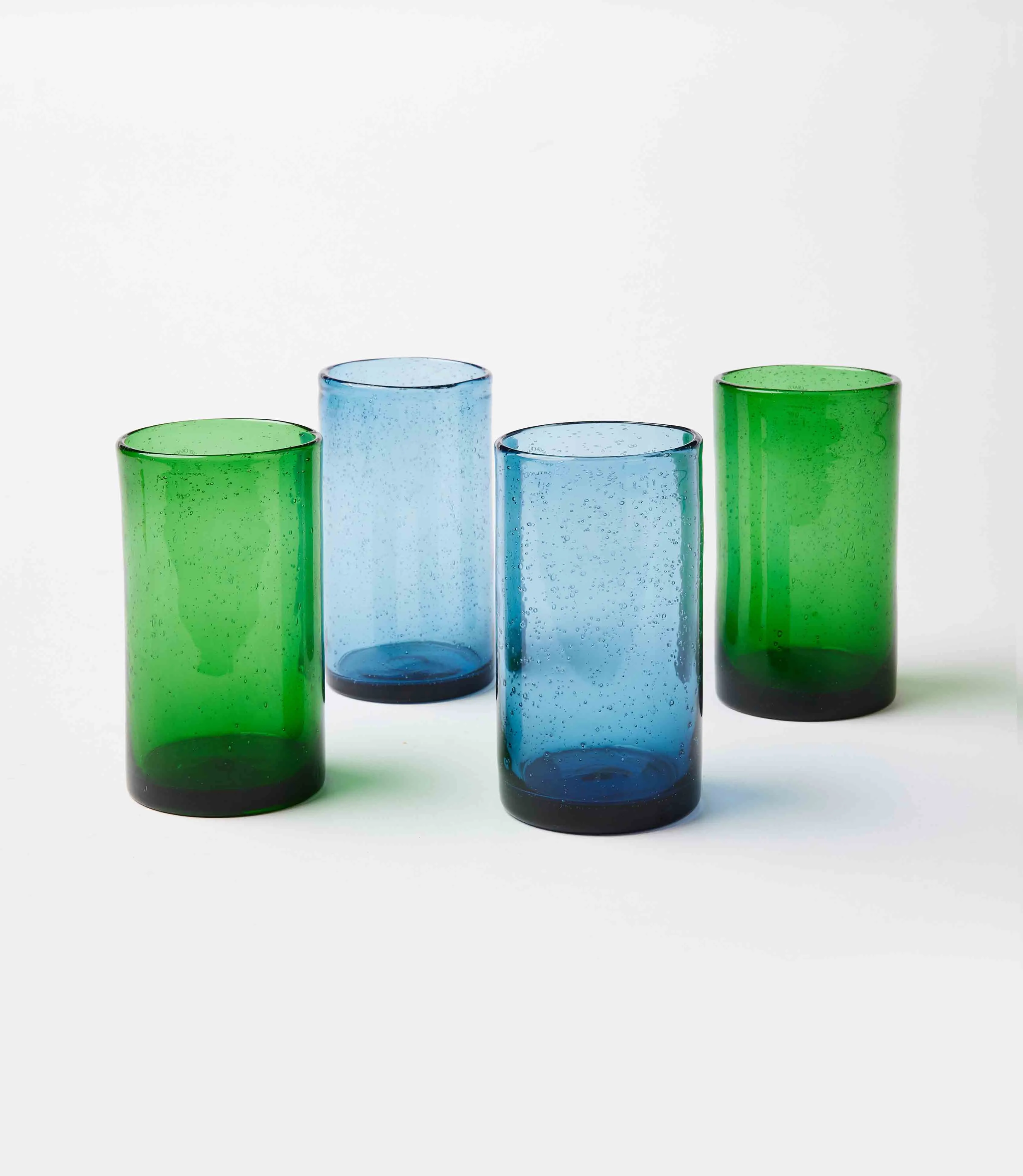 Tall Bubble Drinking Glass